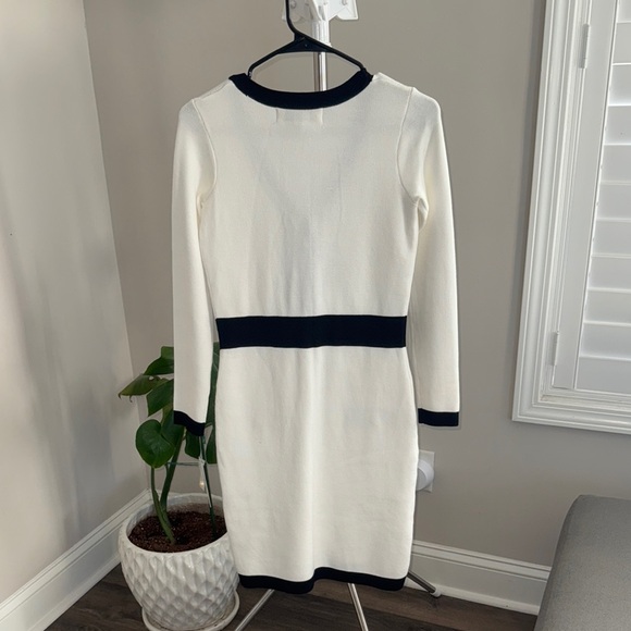 Taylor Black and White Sweater Dress size xs NWT - Picture 6 of 6